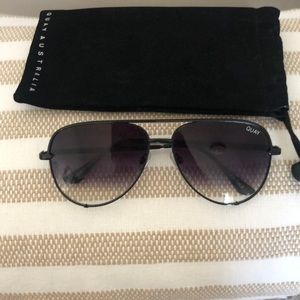 Quay “HIGH KEY” sunnies- in “Black fade” color